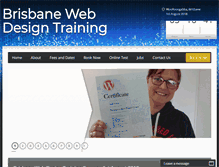 Tablet Screenshot of learnwebdesign.com.au